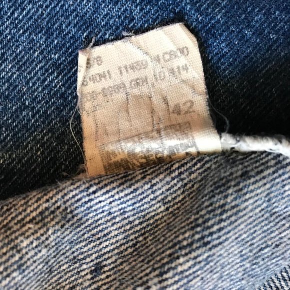 Vintage 80s LEE Riders Made in USA Men Blue Denim‎ High Rise Straight Leg Jeans - Picture 3 of 4